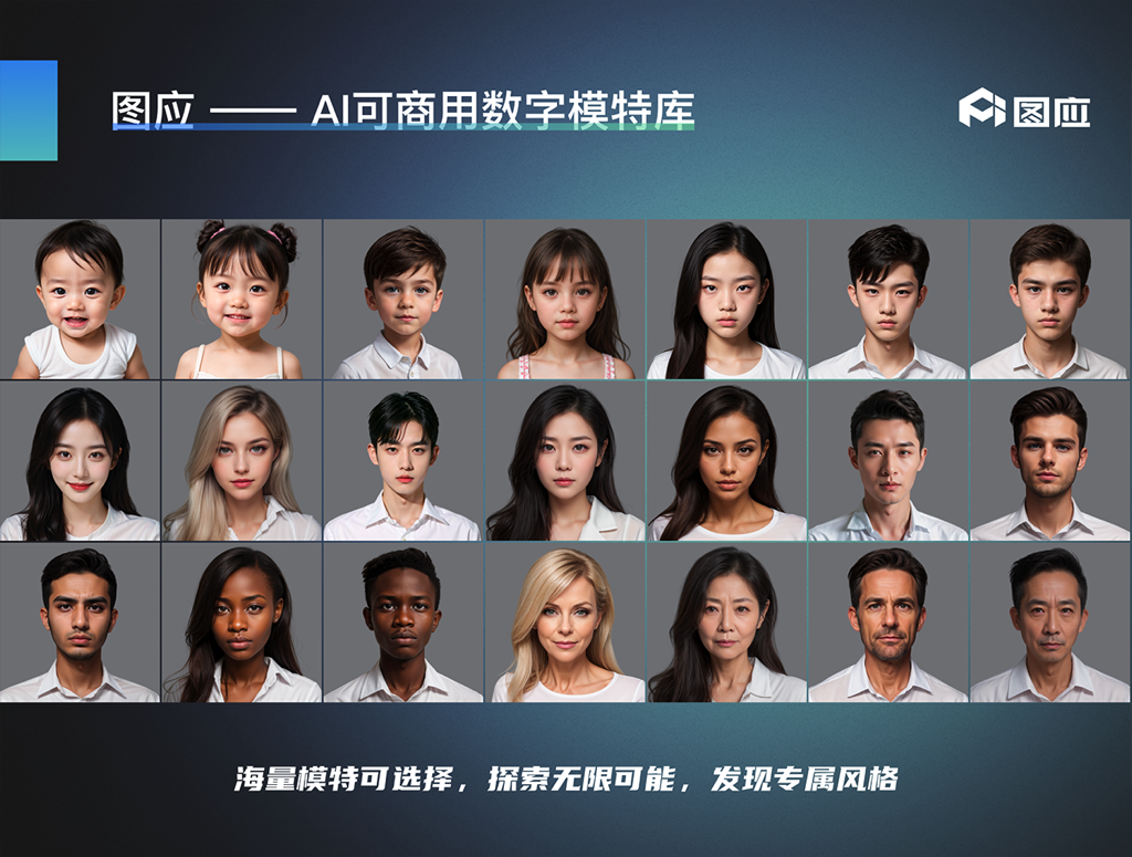 AI可商用数字模特库